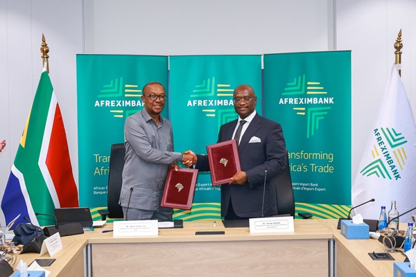 L’Afrique du Sud et Afreximbank signent un Programme-pays de 14 milliards de dollars US pour accélérer le développement industriel et le commerce