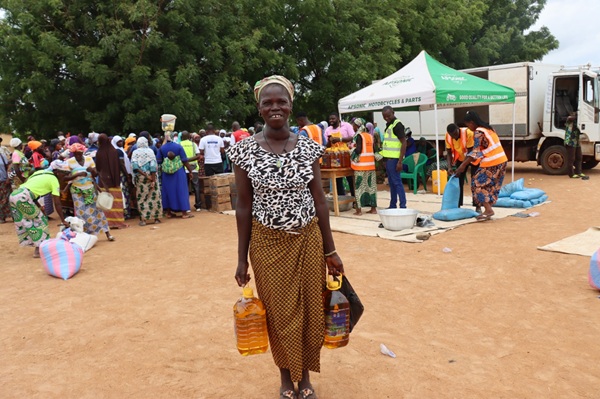Région des Savanes : CRS renforce la sécurité alimentaire de 2 800 personnes vulnérables