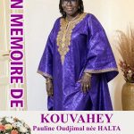 Avis de décès: KOUVAHEY Pauline Oudjimal née HALTA, « Dite Maman Tchadienne »: Voici le programme des obsèques
