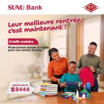 Rentrée scolaire 2026-2027 : SUNU Bank Togo mobilise son crédit scolaire pour soutenir les ménages