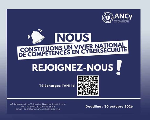 Cybersécurité : le Togo veut constituer un vivier national de compétences