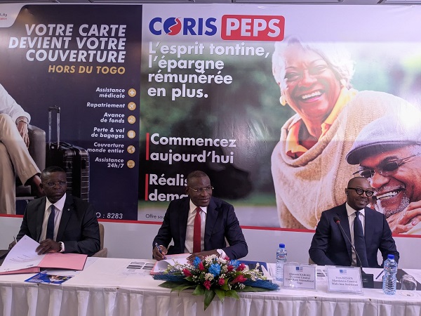 Assurance: Coris Bank International Togo lance Coris PEPS et Coris Assist Voyage