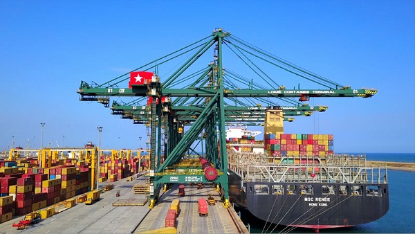 Port de Lomé : le trafic conteneurisé progresse de 16 % et propulse le port au 91ᵉ rang mondial